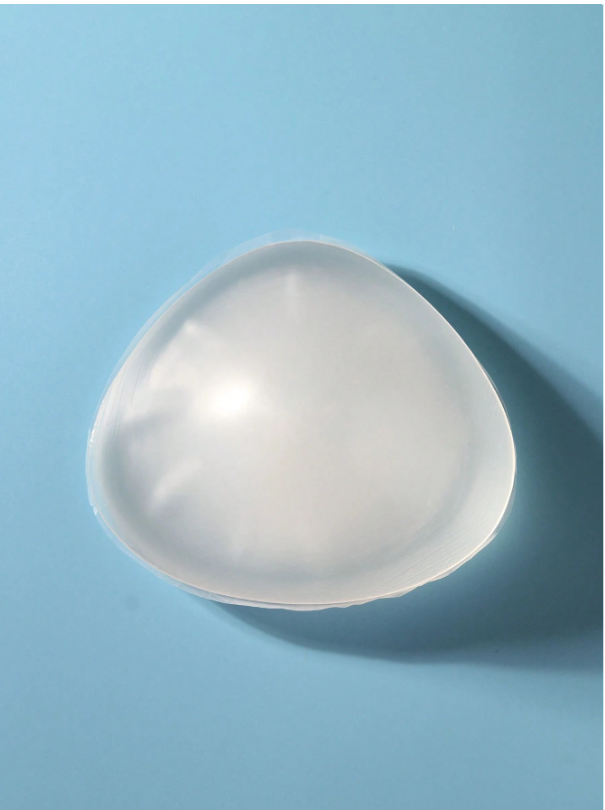 DUMMY - Protesis de silicona externa transparente  triangular talla E